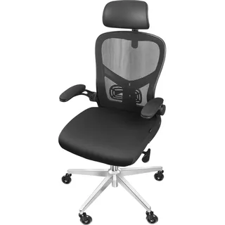 clouvou SmartSeat Bürostuhl Ergonomisch – Schwarz