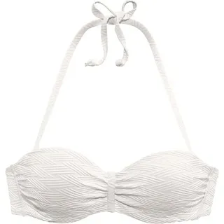 SUNSEEKER Bügel-Bandeau-Bikini-Top Damen Weiß 38 Cup E