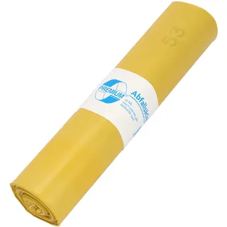 Deiss Müllsäcke DEISS PREMIUM gelb Typ 60, 120 Liter