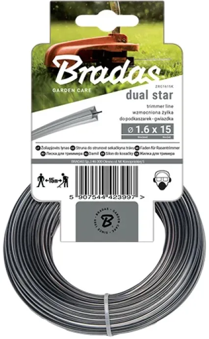 Trimmerfaden Ripperdual Star 3,0x50m