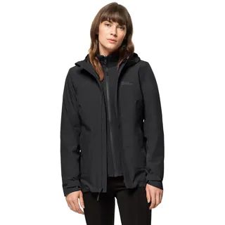 Jack Wolfskin Moonrise 3in1 Jacket Damen black M