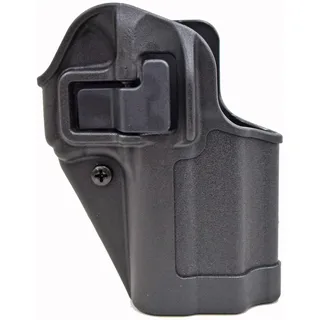 Blackhawk! SchwarzHawk Serpa CQC Gürtelschlaufe und Paddle Holster für Glock 19 recht Hand Schwarz