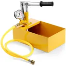 VEVOR Abdrückpumpe, max. 25 Bar, Befüllpumpe-Set mit Einzelventil und Manometer, 5-L-Wassertank, 1-m-Schlauch mit 1,27 cm Außengewindeanschluss für Rohrleitungen