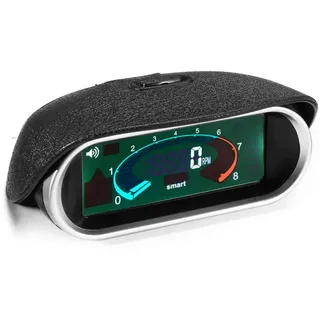 JoyFan Auto Drehzahlmesser, LCD 50-9999RPM Universal Digital Motor Drehzahlmesser für Autos, Anhänger, Schiffe, Bagger, Baufahrzeuge, Gabelstapler