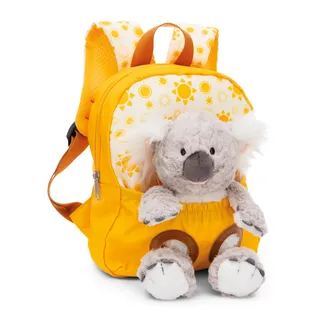 NICI Rucksack mit Plüschtier gelb