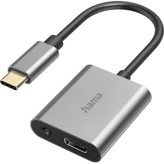 Hama Audio-Adapter, 2in1, USB-C-St.