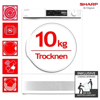 Sharp KD-NCA0S7PW9-DE Kondenstrockner (10 kg)