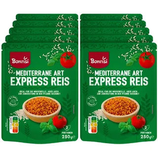 Bonrisi Expressreis Mediterran 250 g, 10er Pack