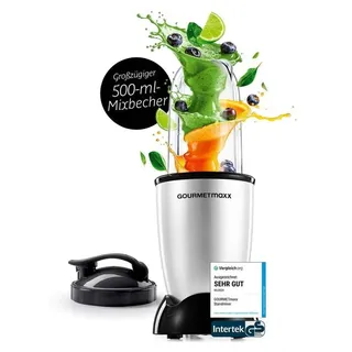 GOURMETmaxx Mr. Magic Standmixer silber/schwarz 4 tlg. 400 W