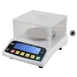 G&G PLC 600g/0,01g Präzisionswaage Feinwaage Tischwaage/Netz & Batteriebetrieb möglich
