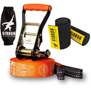 Gibbon Slacklines Travelline Treewear Slackline Set (Größe 12,5m)