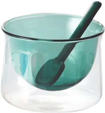 Philippi Design Glas Eisbecher / Vorspeisenschalen GELATO - grün