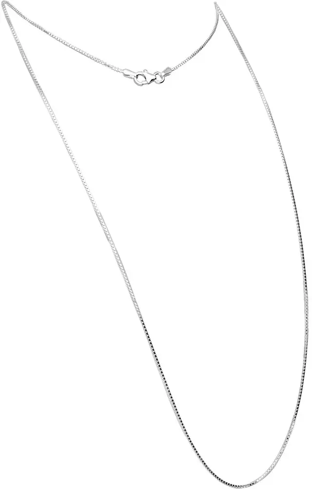 925er Silber Venezianer Kette rhodiniert