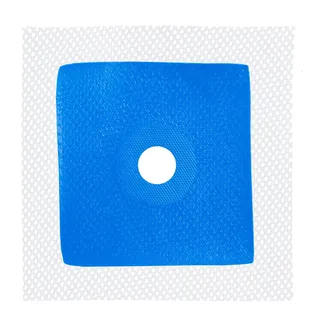 Wandmanschette Dichtmanschette 120 x 120 mm Dehnöffnung, Loch Ø 16mm Badabdichtung Dichtband Dusche B01