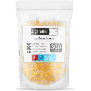Premium Zigarettenfilter - 300Er Pack, Hochwertige Anti-Teer Aufsätze
