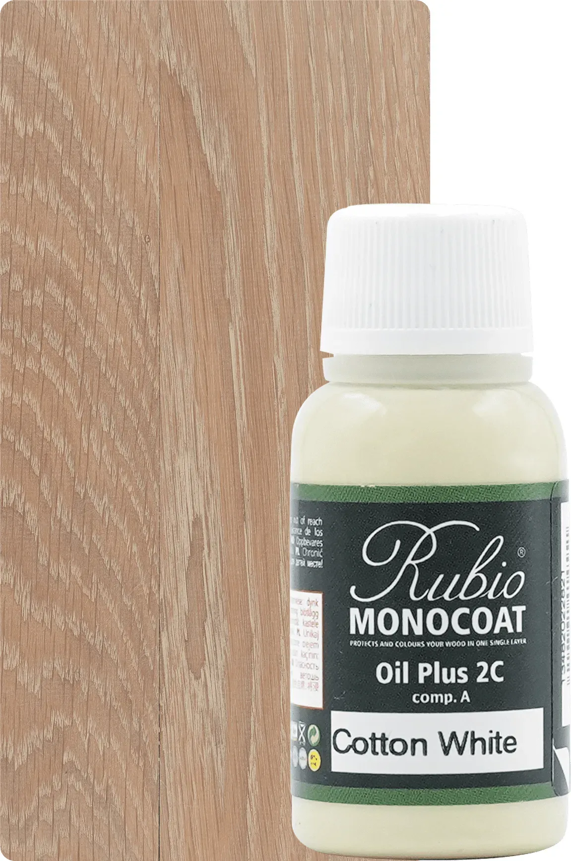 Rubio Monocoat Oil Plus 2C Cotton White 20ml (A) - 20ml [0,8m2]