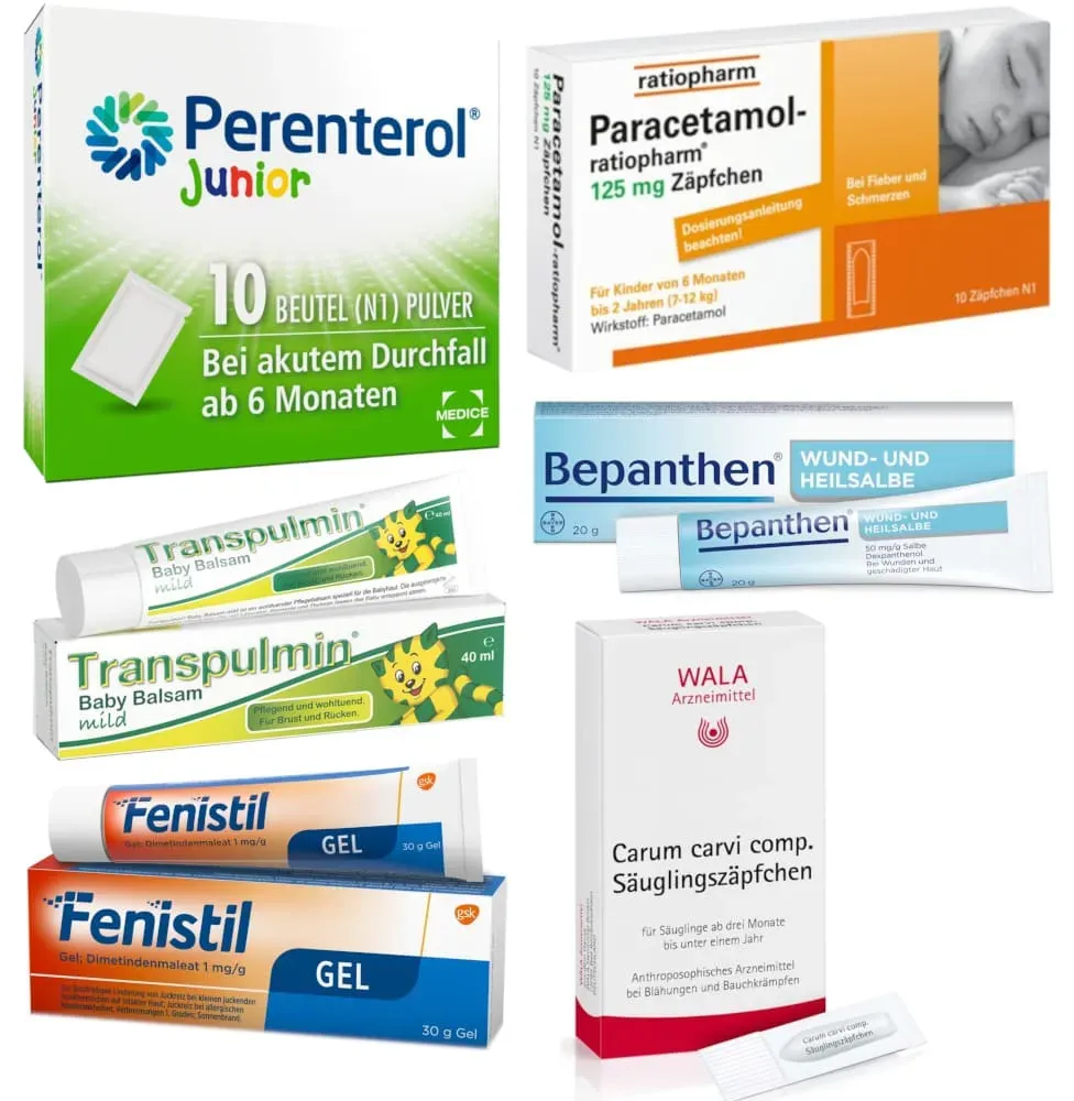 Reiseapotheke für Babys 1 Sparset