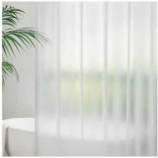 luxuskollektion Duschvorhang 180 x 220 cm transparent weiß