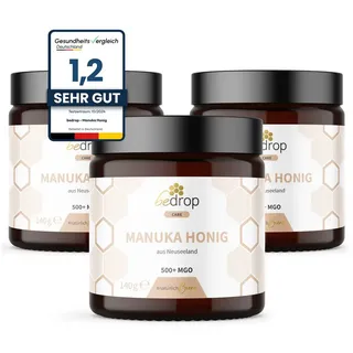 bedrop Honig Manuka mit MGO 500+, (Packung, MGO 500+ Manuka Honig)