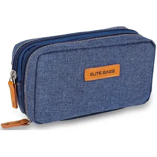 Elite Bags Aufbewahrungstasche Elite Bags DIABETIC'S Diabetikertasche blau (Insulin-Tasche, 1-tlg., inkl. Kühlpad), geschütztes, thermoisoliertes Insulin-Fach mit Platz für GEL Kühlpad blau
