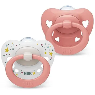 NUK Signature Silikon, rosa, 0-6 Monate