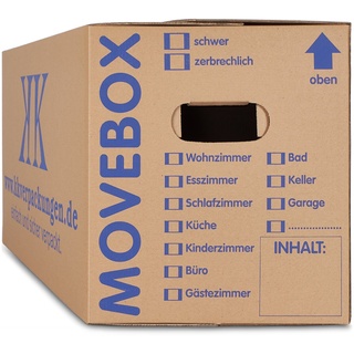 20 SUPER GÜNSTIG UMZUGSKARTONS 2-WELLIG 40 KG MOVEBOX