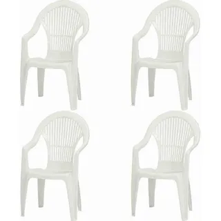 56 x 58 x 94 cm weiß 4 St.