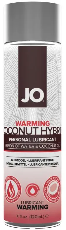 JO – Kokos Hybrid Gleitmittel Wärmend - 120 Ml Black