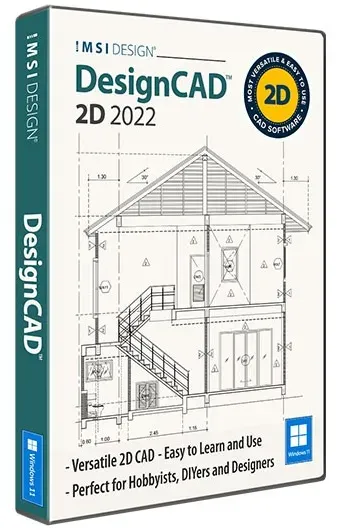 DesignCAD 2D Express 2022