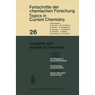 Inorganic and Analytical Chemistry von G. D. Christian/ J. L. Margrave/ A. Meller/ K. G. Sharp/ P. W. Wilson / Springer Berlin Heidelberg / Taschenbuc