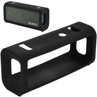 Taoricen Silikon-Schutzhülle für Sony ULT Field 3 Lautsprecher, Tragbare Lautsprecher Zubehör (Schwarz)