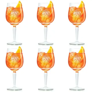 Aperol Spritz Gläser 450 ml - 6 Stück