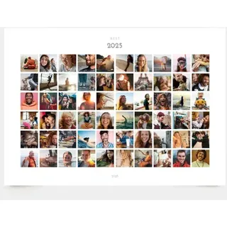 Fotocollage "Best Moments" auf Poster