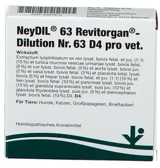 Neydil No.63 D4 pro vet. Ampoules 5x2ml