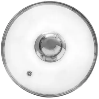 ORION GROUP Universaldeckel Ø 14 cm - Töpfe & Pfannen Deckel - Glasdeckel für Pfanne & Topf Hitzebeständig bis 200°C - Topfdeckel mit Dampfventil & Edelstahlrand - Pfannendeckel Universal Transparent