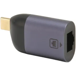 Zunate USB C auf Ethernet Adapter, Typ C Buchse auf RJ45 Adapter mit 1000Mbps Übertragungsgeschwindigkeit Gigabit LAN Netzwerkadapter für Laptop, Tablet, Handys
