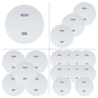 ABUS Rauchmelder in weiß - RWM160 - Rauchwarnmelder - Feuermelder - 85 dB