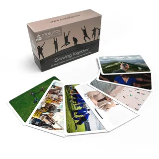 metaFox Coaching Bildkarten | Zusammenwachsen | Gesprächskarten für Workshop-Eisbrecher und Teambuilding | Motivationskarten Coaching und Teamentwicklung