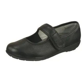 Natural Feet Susanne Klettschuh mit Memo-Latex-Fußbett schwarz 37 EU