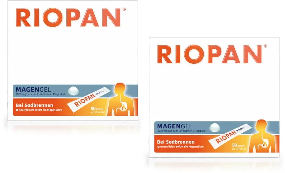 RIOPAN MAGENGEL 50er Doppelpack - Bei Sodbrennen 2X50X10 ml Gel