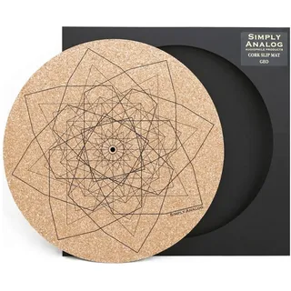 Simply Analog Cork Slipmat - GEO (Plattenteller), Plattenspieler Zubehör