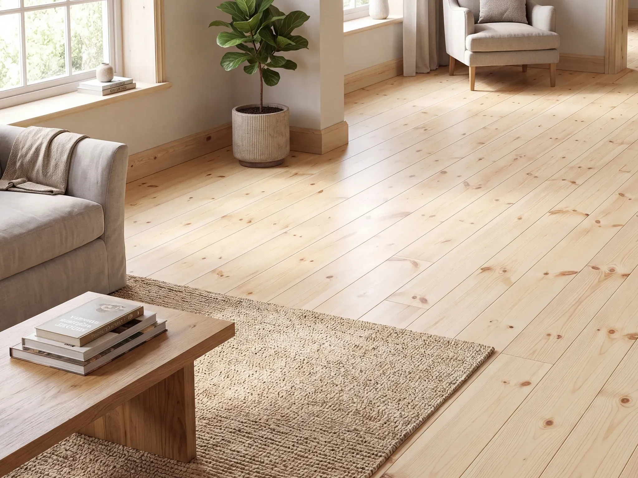 Kiefer Renovierungsdielen, 15x120 mm, Select, rundum Nut & Feder, mit Microfase Deckbreite 110 mm