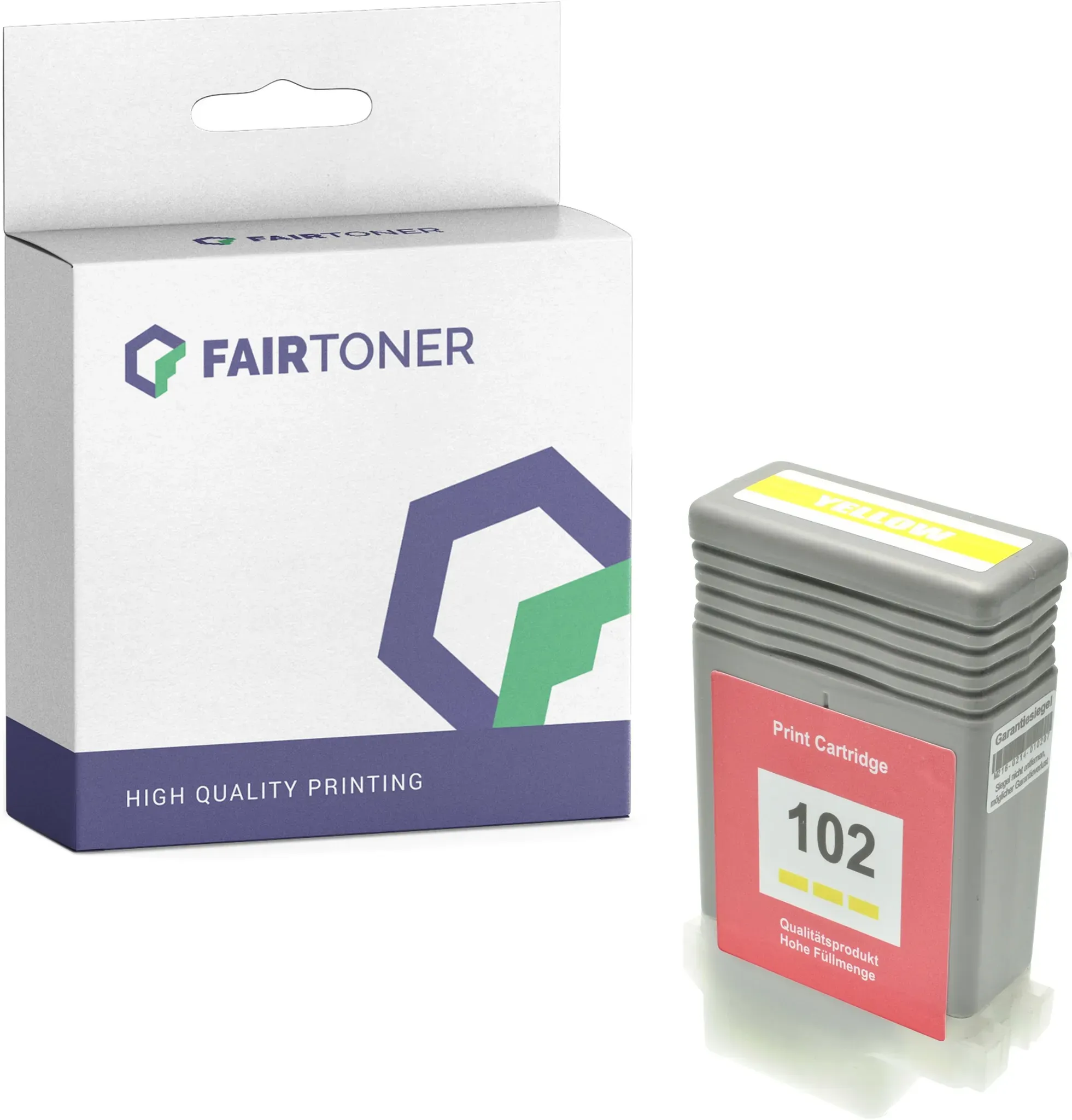 Kompatibel für Canon imagePROGRAF IPF 750 (0898B001 / PFI-102Y) Druckerpatrone Gelb
