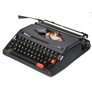 Mechanische englische Schreibmaschine,Elektrische Schreibmaschine mit Korrektur,für Notizen oder Briefe oder kreatives Schreiben, literarisches Geschenk des Schriftstellers,Black