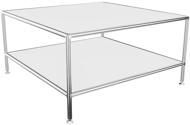 BOSSE Couchtisch Chrom