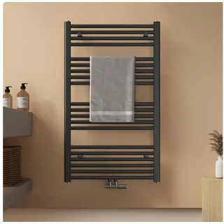 EMKE Badheizkörper Handtuchwärmer 100x60cm 498W Anthrazit Handtuchtrockner