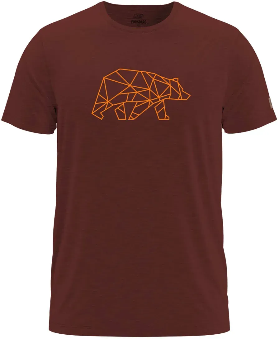 FORSBERG Finnson T-Shirt mit Brustlogo