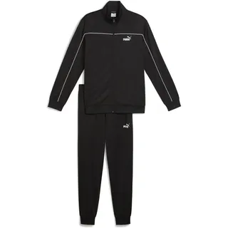 Puma Poly Piping Herren Jogginganzug, schwarz - M