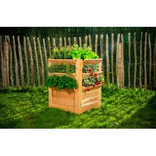 Westmann Hochbeet Premium L 65 x 65 x 73 cm Natur