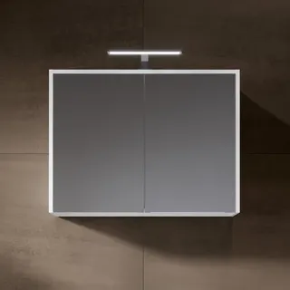 80 cm weiß hochglanz